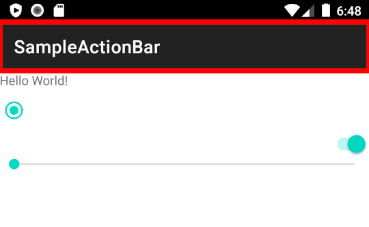 Androidでアクションバーの表示・非表示を切り替える方法の解説